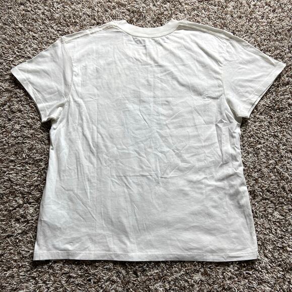 Prana Everyday Short Sleeve Tee Women's Medium Soft White Soft Organic Cotton - Picture 5 of 9